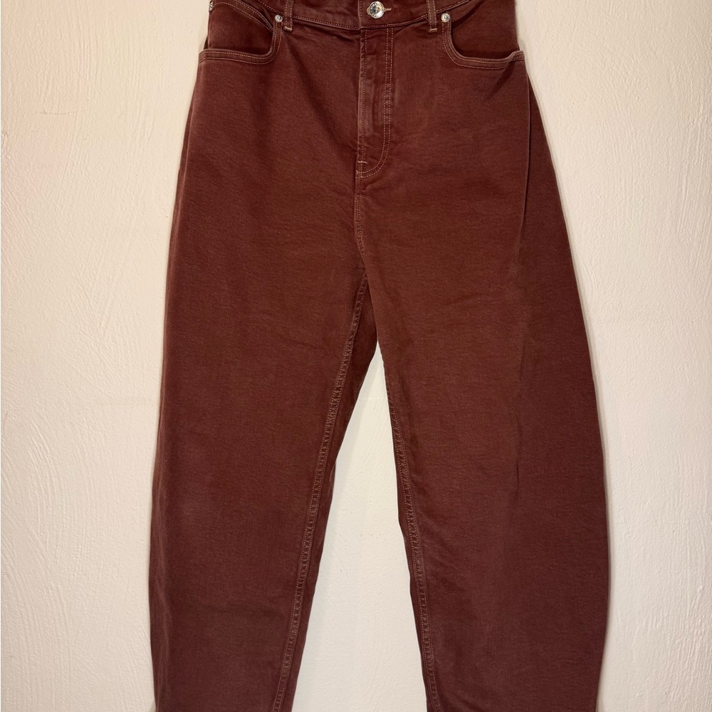 Everlane Women’s Burgundy Barrel Utility Pant - Picture 3 of 6